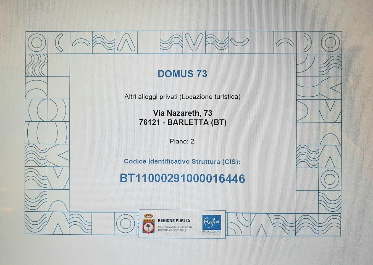 Domus 73 Apulian Holidays Barletta Exterior photo